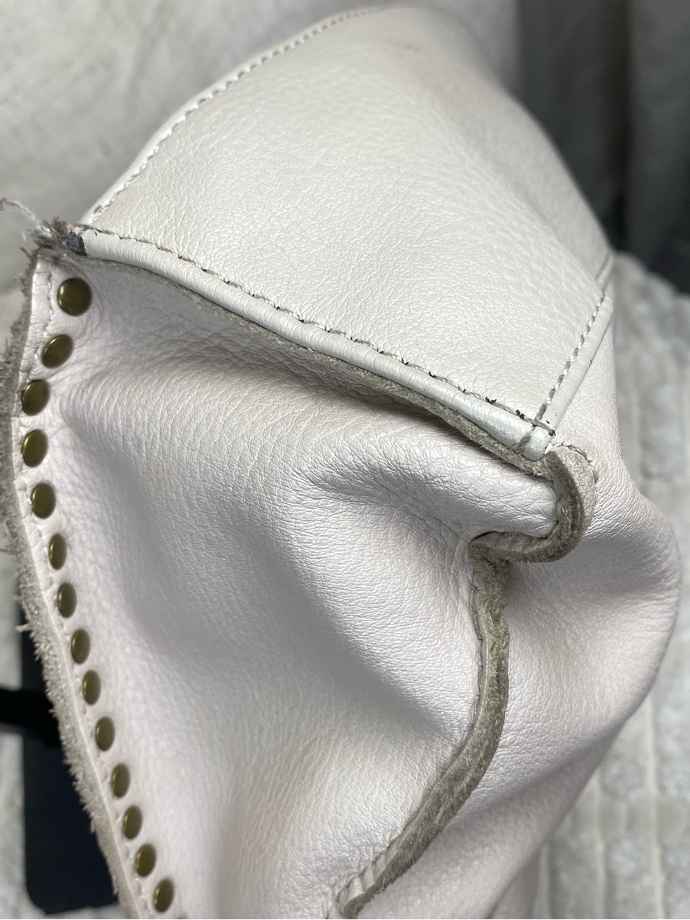The Sak Silverlake Crossbody Bag Ivory Beige Tooled Embossed Floral Leather - Picture 11 of 16